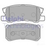 Тормозные колодки дисковые, комплект DELPHI Peugeot LP2483 5012759497661 O G9LFWJ