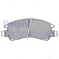Тормозные колодки дисковые, комплект DELPHI LP547 2011 2 SL0EHYO 950372