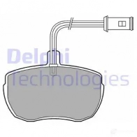 Тормозные колодки дисковые, комплект DELPHI LP472 LJY2H 214 80 950323