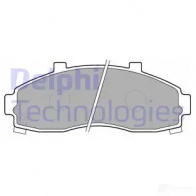 Тормозные колодки дисковые, комплект DELPHI 38HWG93 2 3484 LP1664 949420
