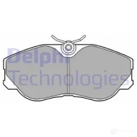 Тормозные колодки дисковые, комплект DELPHI M477HN 233 76 950700 LP956