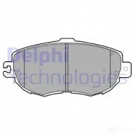 Тормозные колодки дисковые, комплект DELPHI 950682 2178 8 G0ALGA LP938