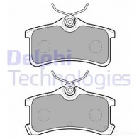 Тормозные колодки дисковые, комплект DELPHI AUT8Y TQ 5012759353981 LP1917 Toyota Avensis (T220) 1 Универсал 1.8 (ZZT221) 129 л.с. 2000 – 2003