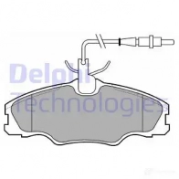 Тормозные колодки дисковые, комплект DELPHI GYJLUKP 2 1724 LP985 Peugeot 406 1 (8B, E, C) 1995 – 2005