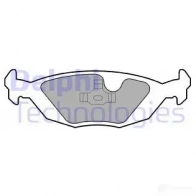 Тормозные колодки дисковые DELPHI LP573 5012759303887 M K6X0 950399