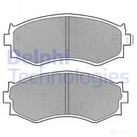 Тормозные колодки дисковые DELPHI LP916 5012759913451 B GP4UW 950667