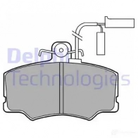 Тормозные колодки дисковые, комплект DELPHI XWZ8B LP902 21 271 950654