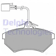 Тормозные колодки дисковые, комплект DELPHI LP1412 949226 O0 68VV 5012759087534