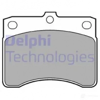 Тормозные колодки дисковые, комплект DELPHI ITAOWKQ 950404 207 80 LP578