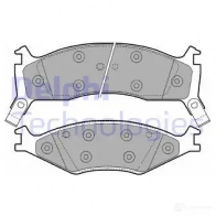 Тормозные колодки дисковые, комплект DELPHI LP1021 949051 9AV4H2P 2189 2