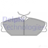 Тормозные колодки дисковые, комплект DELPHI LP1524 949314 23 172 2BTZW