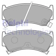 Тормозные колодки дисковые DELPHI IJKUXW0 949492 LP1735 2300 5