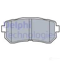 Тормозные колодки дисковые, комплект DELPHI 1437321173 BU1U CYK LP3521