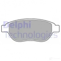 Тормозные колодки дисковые, комплект DELPHI 949410 D2QKB LP1653 2360 0 - Изображение 2