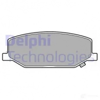 Тормозные колодки дисковые, комплект DELPHI 1437949156 LP3657 F DH0V