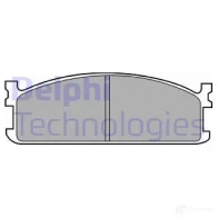 Тормозные колодки дисковые, комплект DELPHI 950325 9ETX2S 21 115 LP476