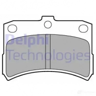 Тормозные колодки дисковые, комплект DELPHI 2349 4 X4DWBT 949337 LP1547