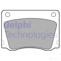 Тормозные колодки дисковые, комплект DELPHI DE9QYF 949453 LP17 20 027