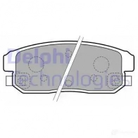 Тормозные колодки дисковые, комплект DELPHI AV9DYL 240 39 Nissan Bluebird (U13) 9 1991 – 1997 LP1829