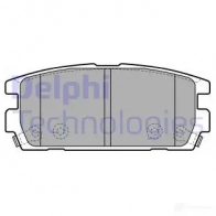 Тормозные колодки дисковые, комплект DELPHI Y WDVK LP1930 5012759360088 Hyundai