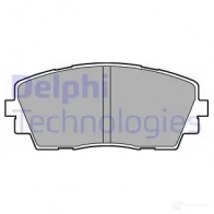 Тормозные колодки дисковые, комплект DELPHI 5012759470213 Kia Picanto 23XH AC LP2296