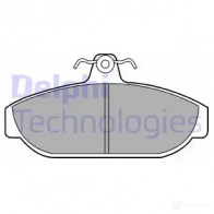 Тормозные колодки дисковые, комплект DELPHI LP437 2 1266 950290 CFUKZ