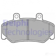 Тормозные колодки дисковые, комплект DELPHI 950466 2123 3 U61CJL LP643