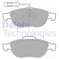 Тормозные колодки дисковые, комплект DELPHI LP1777 949537 OMK U7 5012759227503