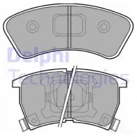 Тормозные колодки дисковые, комплект DELPHI 950377 H1R2TFZ 21 550 LP552