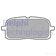Тормозные колодки дисковые, комплект DELPHI 949341 A7J3R LP1550 2 3491