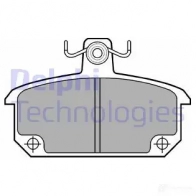 Тормозные колодки дисковые, комплект DELPHI LP168 2 0671 11VNP0 949431