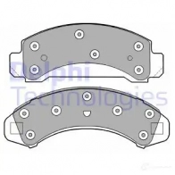 Тормозные колодки дисковые DELPHI 30KEHT 949151 2 1830 LP1176