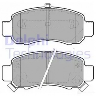 Тормозные колодки дисковые, комплект DELPHI WXT 7K 5012759406373 Honda Insight 1 (ZE1) 1999 – 2006 LP1973