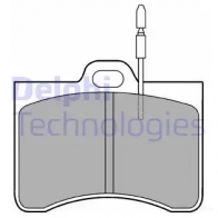 Тормозные колодки дисковые, комплект DELPHI 203 56 LP114 KBZFE 949114