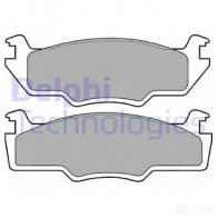 Тормозные колодки дисковые, комплект DELPHI ZOI62 950003 LP225 2059 6