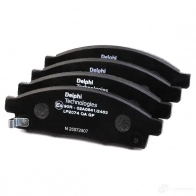 Тормозные колодки дисковые, комплект DELPHI 949817 Z GW4IFY LP2074 5012759418451 - Изображение 3