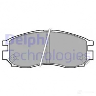 Тормозные колодки дисковые, комплект DELPHI 2 1763 950705 TJG0HI LP961