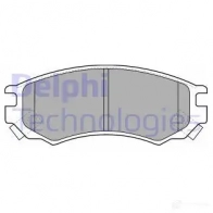 Тормозные колодки дисковые, комплект DELPHI LP1506 21 386 9QQ7E2U 949296