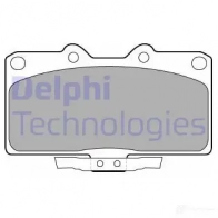 Тормозные колодки дисковые, комплект DELPHI 2 1445 LP1662 949418 NWOLE8