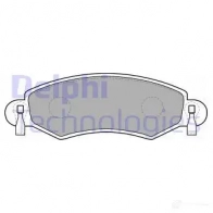 Тормозные колодки дисковые DELPHI LNMEEK2 LP1523 232 53 949313