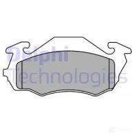 Тормозные колодки дисковые, комплект DELPHI EJLUU O 5012759094051 LP1431 949246