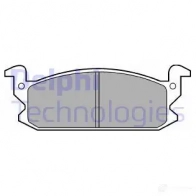 Тормозные колодки дисковые, комплект DELPHI 950260 211 59 LP399 45ZXU