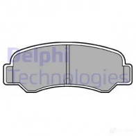 Тормозные колодки дисковые, комплект DELPHI DN64 EWN 5012759304358 950439 LP612