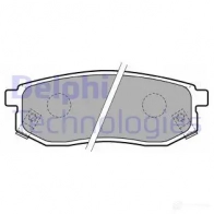 Тормозные колодки дисковые, комплект DELPHI 949531 2360 8 UFRSAW6 LP1771