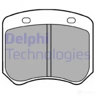 Тормозные колодки дисковые, комплект DELPHI LP44 950292 L5XVYUS 200 54