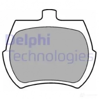 Тормозные колодки дисковые, комплект DELPHI LP10 2 0038 1TUNT 949033
