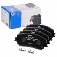 Тормозные колодки дисковые, комплект DELPHI LP3144 5012759528037 950173 G76Z8 N - Изображение 2