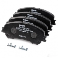 Тормозные колодки дисковые, комплект DELPHI LP3144 5012759528037 950173 G76Z8 N - Изображение 3