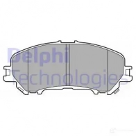 Тормозные колодки дисковые, комплект DELPHI LP3144 5012759528037 950173 G76Z8 N - Изображение 6