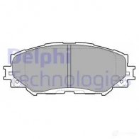 Тормозные колодки дисковые, комплект DELPHI 243 36 949746 LP2002 D378G